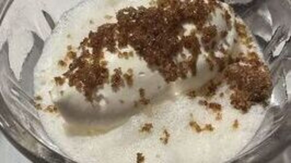 Carrageen Moss Pudding with Sweet Geranium