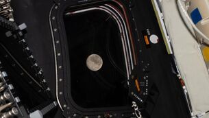 <p>Photograph of the moon from Artemis.</p> <p>Photograph of the moon from Artemis.</p>