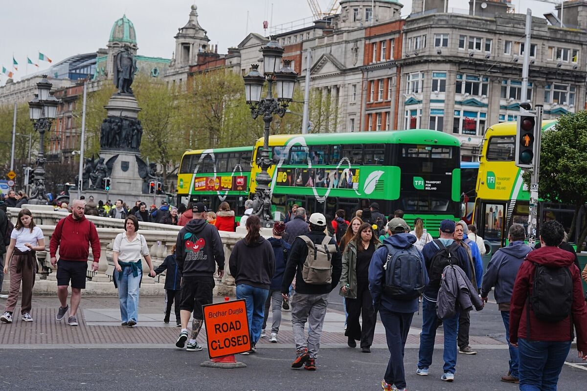 Busses stopped on O'Connell Street in Dublin as protestors take part on the second day of a National Fuel Protest against rising fuel prices. Picture: Brian Lawless/PA Wire Busses stopped on O'Connell Street in Dublin as protestors take part on the second day of a National Fuel Protest against rising fuel prices. Picture: Brian Lawless/PA Wire