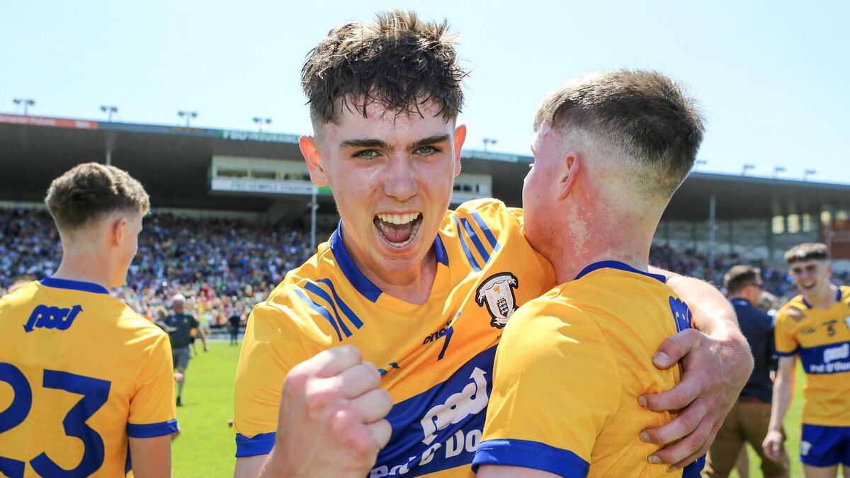 Clare finish strong against Limerick to make it two wins out of two in Munster U20 Hurling championship