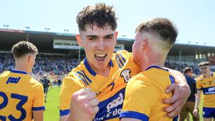 <p>Clare’s Jamie Moylan and Jack Mescal celebrate. Pic: ©INPHO/Ken Sutton.</p> <p>Clare’s Jamie Moylan and Jack Mescal celebrate. Pic: ©INPHO/Ken Sutton.</p>