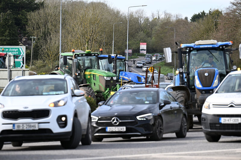 Protests are expected to ramp up on Thursday, with groups warning that their demonstrations will target all parts of the country. Picture: Larry Cummins 