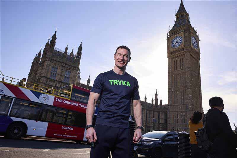 Brian Lee, founder of TRYKA, pictured in London ahead of the hybrid race's launch in the UK.