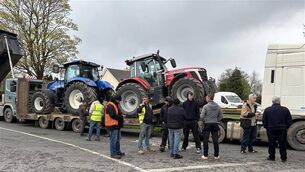 <p>Protesters gather at Whitegate oil refinery to protest rising fuel prices. Picture: Noel Sweeney</p> <p>Protesters gather at Whitegate oil refinery to protest rising fuel prices. Picture: Noel Sweeney</p>