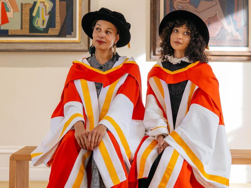 In February, Rhiannon Giddens and Ruth Negga received honorary doctorates from the University of Limerick. Picture: Sean Curtin