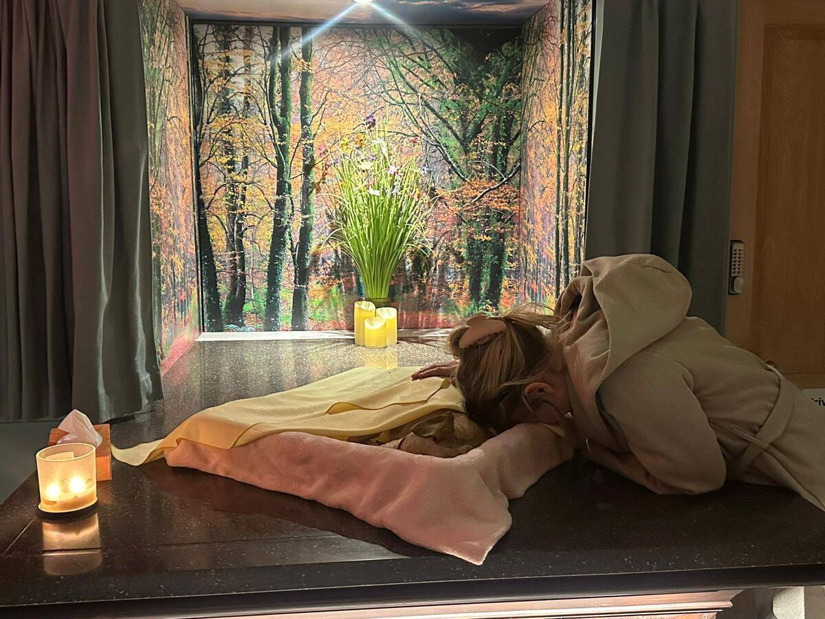 Mitzi and Alison O'Reilly at Cavan Pet Cremations.