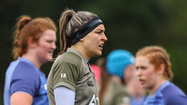 <p>Ireland captain Erin King. Pic: Ben Brady/Inpho</p>