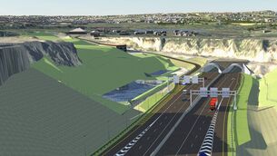 <p>An artist impression of part of the Galway City Ring Road proposal in 2021.  Although plans for an outer ring road were first granted in 2008, they were shelved in 2013. There have been various legal actions and reviews since, and the route has been shortened to 18km. File picture</p>