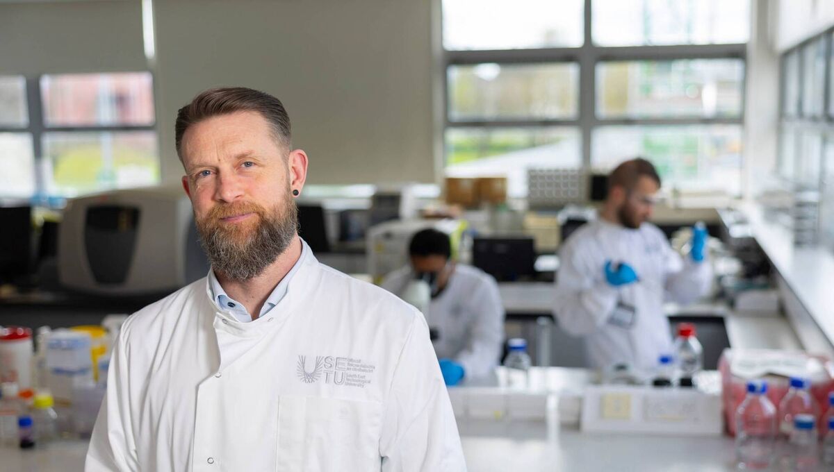 Laurence Fitzhenry, head of faculty for science and computing at SETU (Waterford), at the Pharmaceutical and Molecular Biotechnology Research Centre at SETU. Picture: Patrick Browne Laurence Fitzhenry, head of faculty for science and computing at SETU (Waterford), at the Pharmaceutical and Molecular Biotechnology Research Centre at SETU. Picture: Patrick Browne