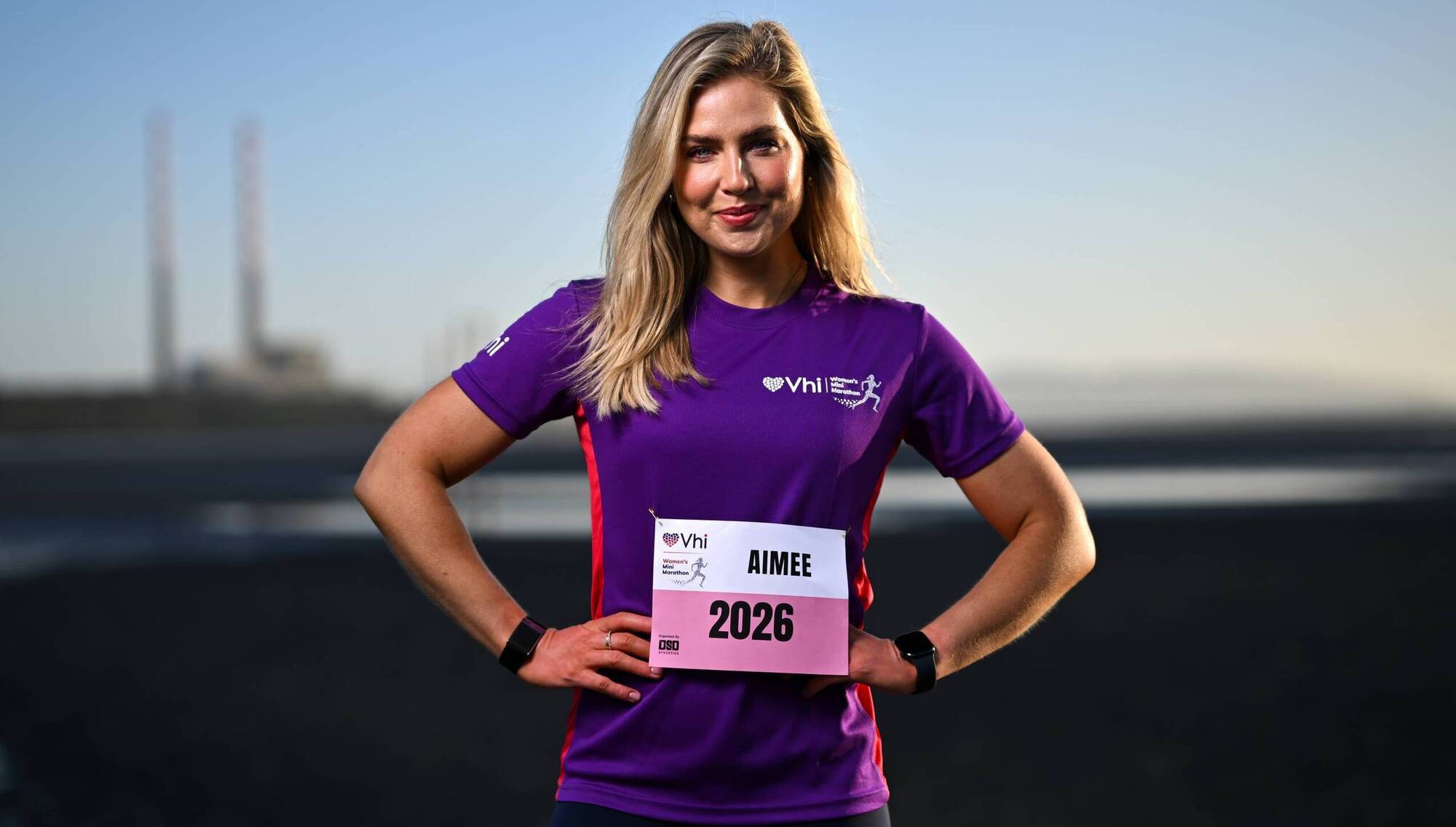 Aimee Connolly, ambassador for the Vhi Mini Marathon, encourages women of all ages and abilities to walk, jog or run the 10km event Picture: David Fitzgerald/Sportsfile