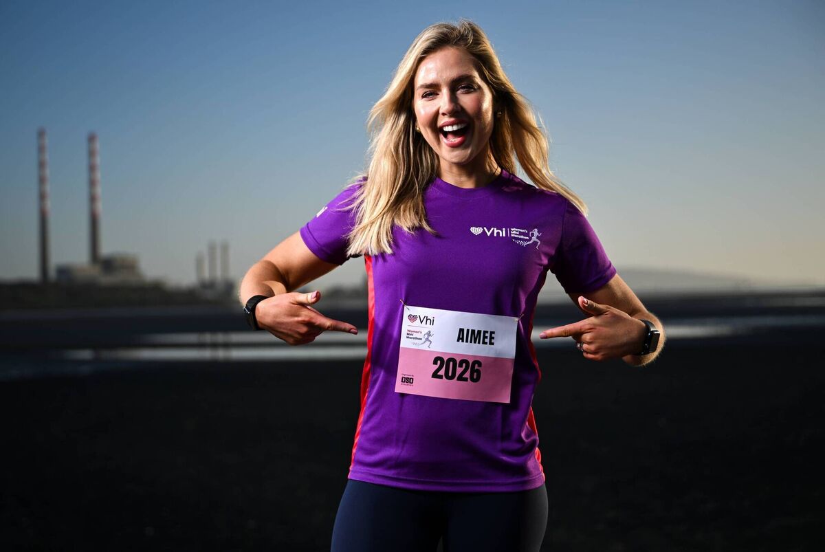 Aimee Connolly, ambassador for the Vhi Mini Marathon, encourages women of all ages and abilities to walk, jog or run the 10km event Picture: David Fitzgerald/Sportsfile Aimee Connolly, ambassador for the Vhi Mini Marathon, encourages women of all ages and abilities to walk, jog or run the 10km event Picture: David Fitzgerald/Sportsfile