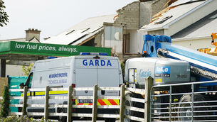 <p>Gardai on the scene of the Applegreen service station in the village of Creeslough in Co Donegal where 10 people lost their lives in an explosion in 2022 (Brian Lawless/PA)</p> <p>Gardai on the scene of the Applegreen service station in the village of Creeslough in Co Donegal where 10 people lost their lives in an explosion in 2022 (Brian Lawless/PA)</p>