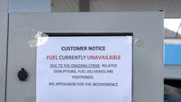 LIVE: Fuel shortages deepen as forecourts run dry; gardaí say protesters blocking depots risk arrest