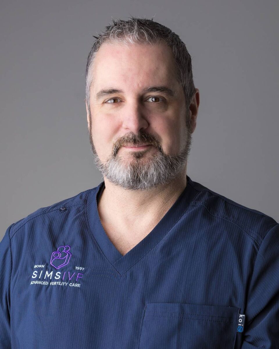 Graham Coull, group scientific director at Sims IVF. Graham Coull, group scientific director at Sims IVF.