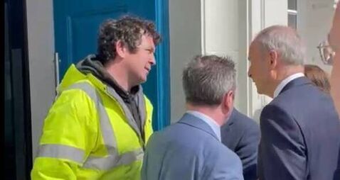 'Walking away from the Irish people': Fuel protester confronts Taoiseach at Cork event