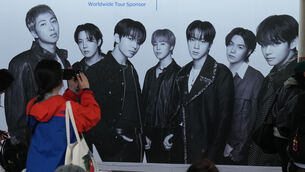 Thousands of fans flocked to the stadium for the K-pop band’s return (Lee Jin-man/AP) Thousands of fans flocked to the stadium for the K-pop band’s return (Lee Jin-man/AP)