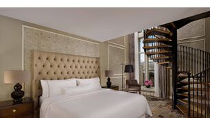 <p>The rooms provide a calm and sophisticated retreat from the energy of the city outside. Photograph: Matthew Shaw </p> <p>The rooms provide a calm and sophisticated retreat from the energy of the city outside. Photograph: Matthew Shaw </p>