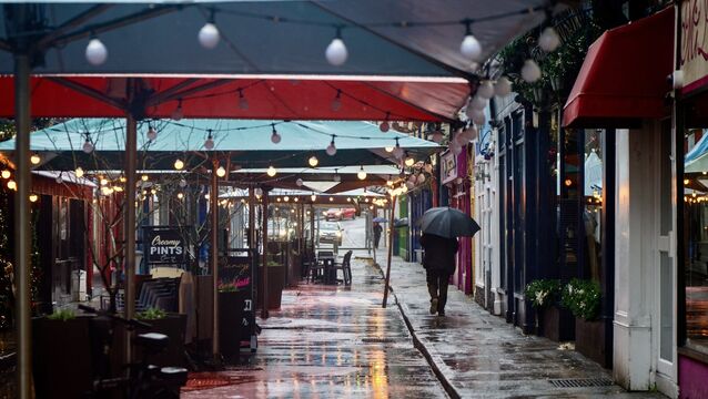 <p>A rainy day on Princes Street in Cork City. Picture: Chani Anderson</p>