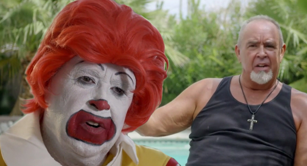 VIDEO: This short interview with the 1990s Ronald McDonald is absolutely brilliant