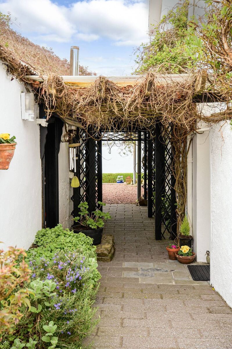 The first glimpse of water through the front gate The first glimpse of water through the front gate