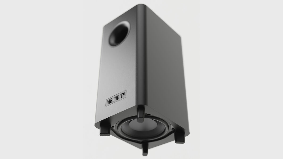 The subwoofer delivers solid bass without overpowering a compact setup. Picture: Majority. The subwoofer delivers solid bass without overpowering a compact setup. Picture: Majority.