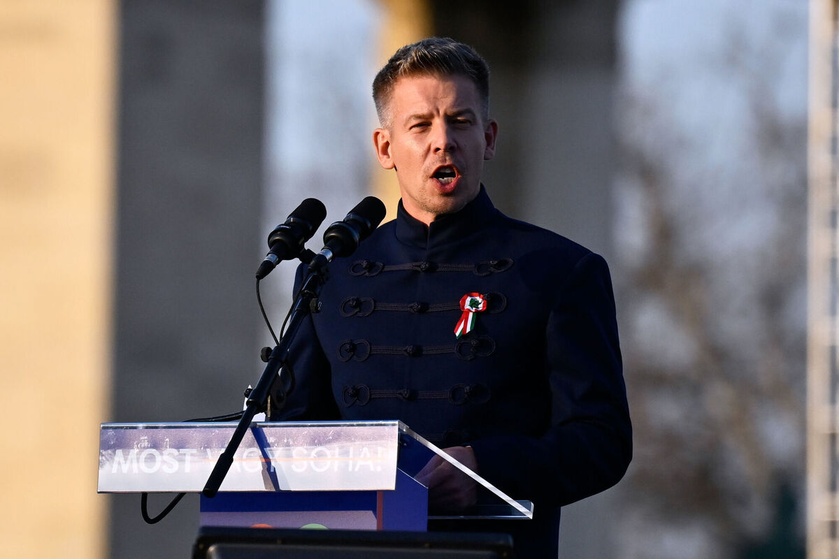 Opposition leader Péter Magyar promises change, particularly in relation to corruption. Picture: Denes Erdos/AP Opposition leader Péter Magyar promises change, particularly in relation to corruption. Picture: Denes Erdos/AP
