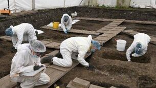 <p>The exhumation began last July, following a lengthy investigation into the mass burial site at the former mother‑and‑baby home, first uncovered in 2014, where up to 796 children died.</p>