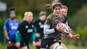 <p>Erin King during an Ireland Women's Rugby squad training session at the IRFU High Performance Centre in Dublin. Photo by Shauna Clinton/Sportsfile</p>