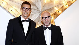 <p>Stefano Gabbana (left) and co-founder Domenico Dolce (Sean Dempsey/PA)</p>