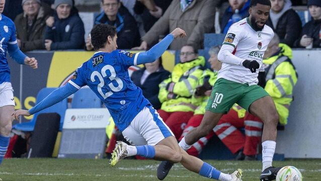 <p>NOT SO SWEET: Finn Harps have confirmed that they have received a “significant fine” after a supporter threw a sweet at a Cork City player. Pic: North West Newspix.</p>