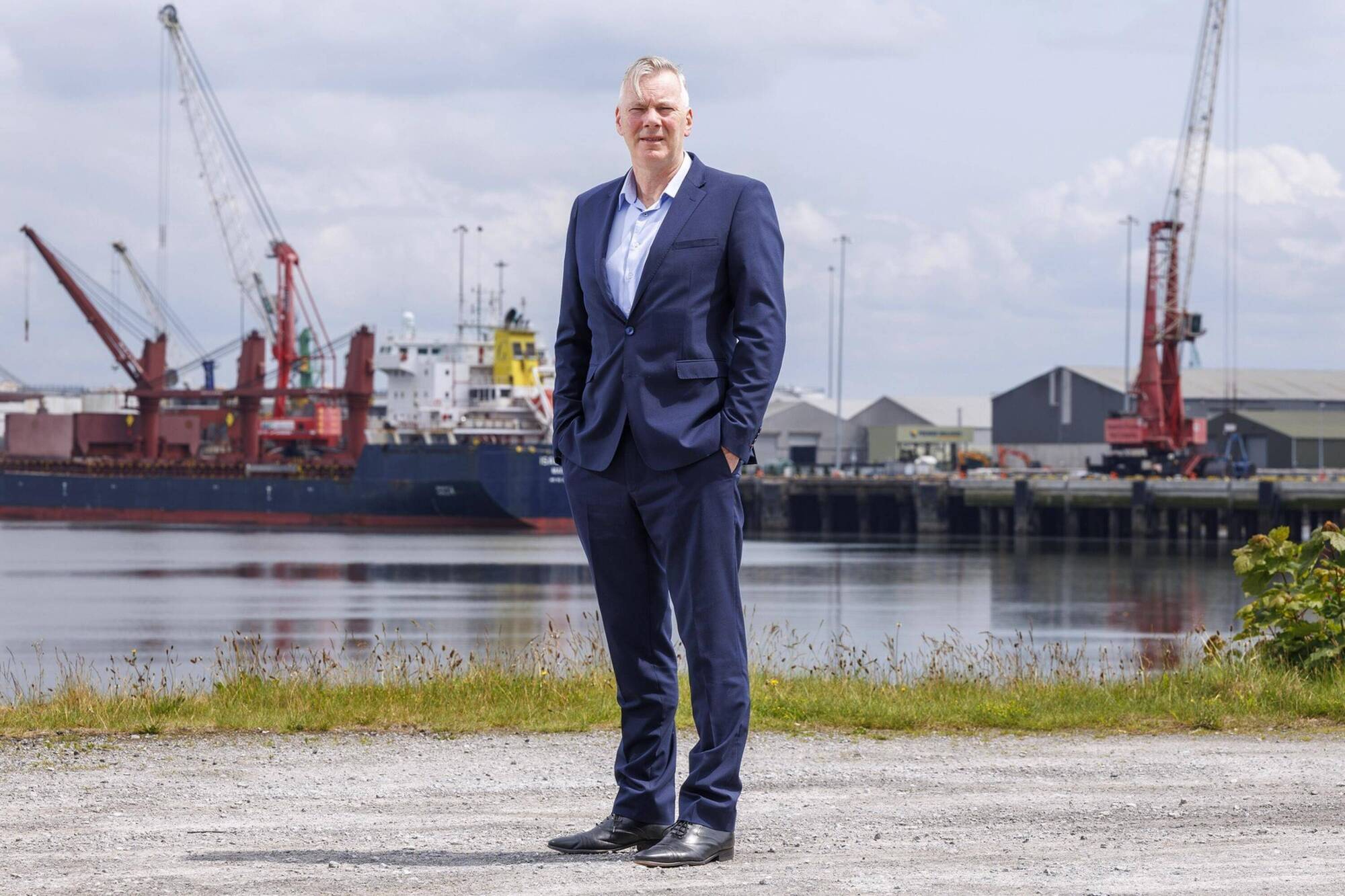 Café owned by partner of blocked Foynes Port CEO delivered food to protesters