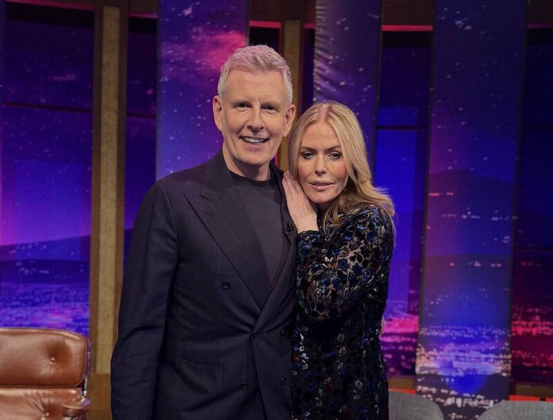 Patrick Kielty with Patsy Kensit Patrick Kielty with Patsy Kensit