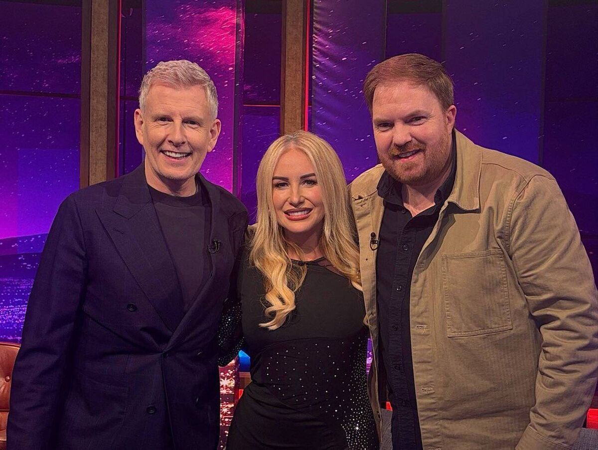 Patrick Kielty with Cliona Hagan and Bernard O'Shea Patrick Kielty with Cliona Hagan and Bernard O'Shea