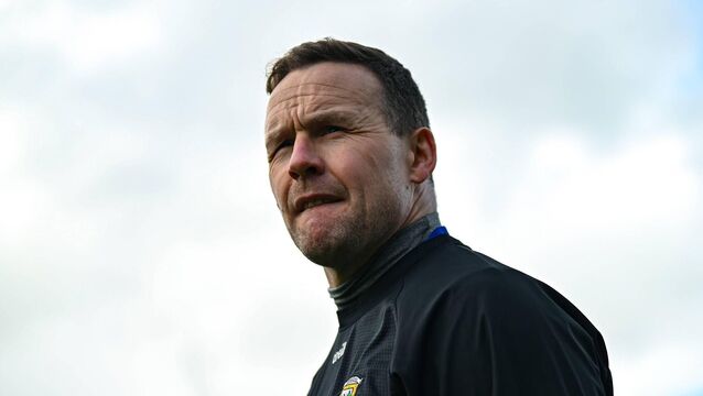 Mayo manager Andy Moran before the Allianz Football League Division 1 match between Donegal and Mayo at O’Donnell Park in Letterkenny, Donegal. Photo by Ramsey Cardy/Sportsfile <p class="contextmenu internal_Caption">Mayo manager Andy Moran before the Allianz Football League Division 1 match between Donegal and Mayo at O’Donnell Park in Letterkenny, Donegal. Photo by Ramsey Cardy/Sportsfile</p>