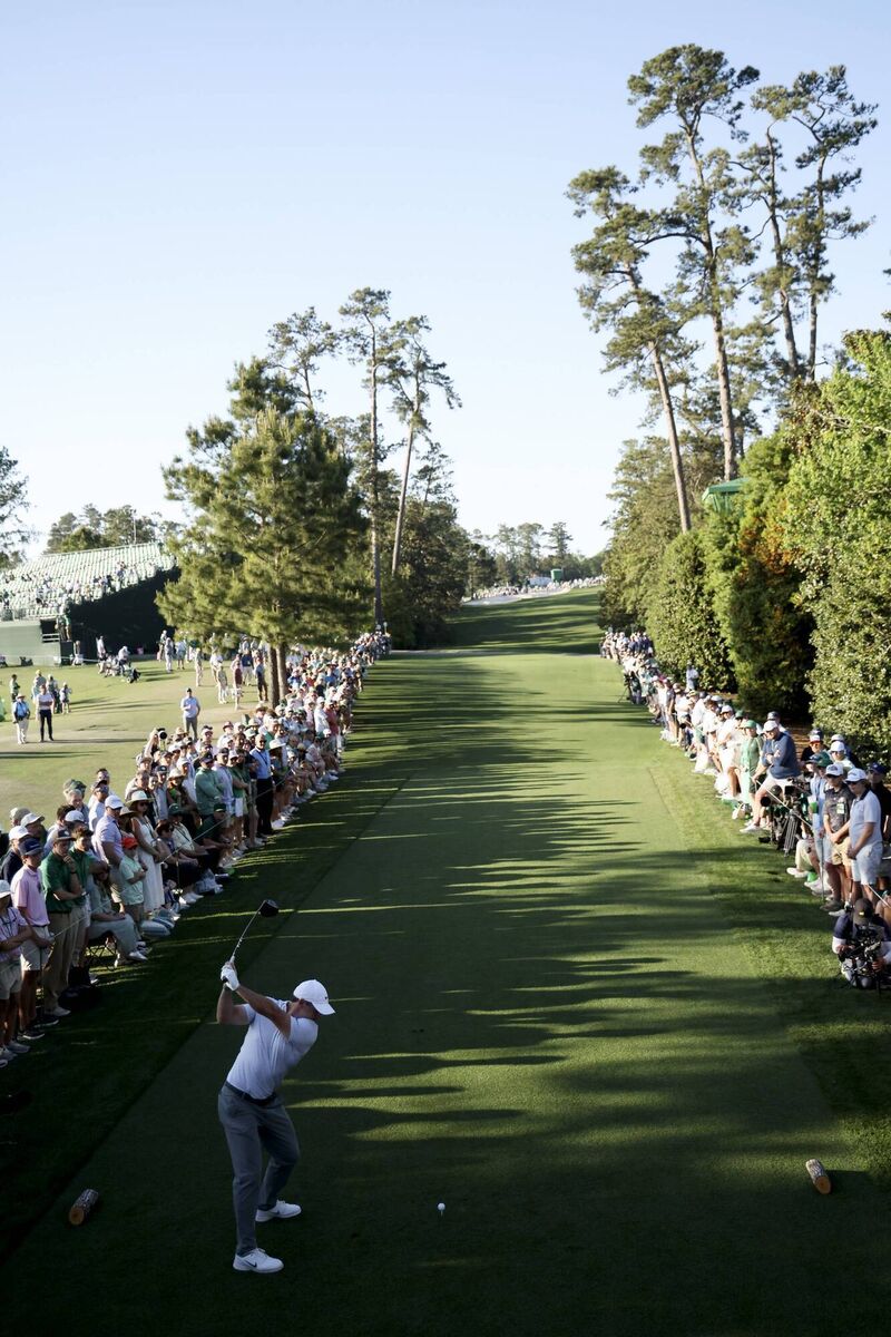 UP THE LAST: McIlroy sets up a final birdie on a day when he was second poorest in terms of fairways hit. GO figure. Pic: Jared C. Tilton/Getty Images)