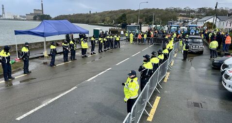 LIVE: Garda public order unit returns to Whitegate; 600 stations without petrol or diesel