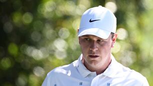 <p>DOWN AND OUT: Rob MacIntyre missed the Augusta cut, one of many big names to do so. Pic: Jared C. Tilton/Getty Images</p>