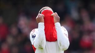 <p>PAIN GAME: Arsenal's Gabriel reacts following defeat in the Premier League against Bournemouth.</p> <p>PAIN GAME: Arsenal's Gabriel reacts following defeat in the Premier League against Bournemouth.</p>