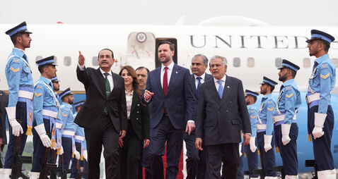 APTOPIX Pakistan Iran US Vance