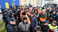Protest at Whitegate refinery in Cork officially stood down; Cabinet to meet on Sunday