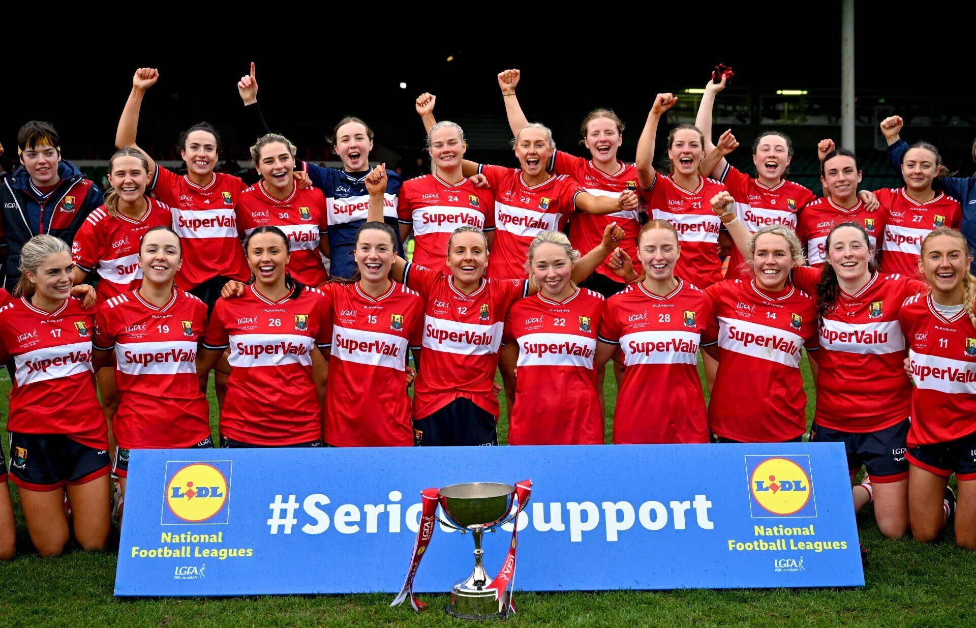 Late goals see Cork stun Galway to claim Ladies Football league title