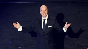 <p>COMING TO AMERICA: FIFA President Gianni Infantino. Pic: Sam Corum/PA Wire.</p>