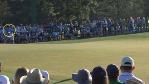 <p>Birdie's eye view: Maurice Brosnan reckons luck's got nought to do with being directly behind Rory McIlroy for Friday's chip in on 17 and Shane Lowry's Saturday ace.</p>