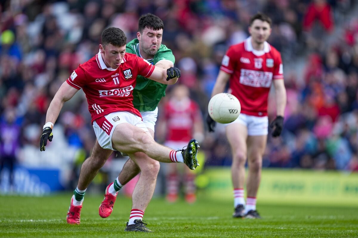Mark Cronin of Cork kicks a point. Pic: ©INPHO/James Lawlor Mark Cronin of Cork kicks a point. Pic: ©INPHO/James Lawlor