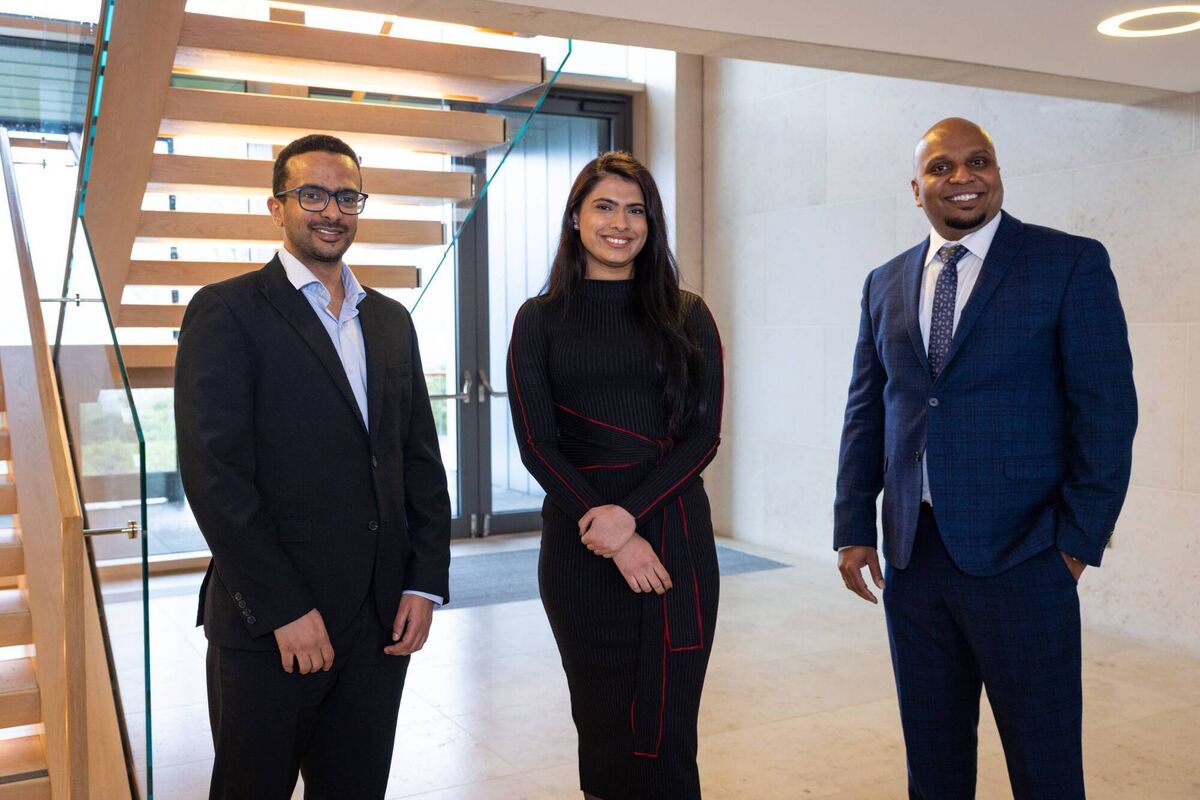 My Cork GP doctor Mohemed Elbadri; Mater Hospital SHO Dr Alina Fatima, and Dr Nallasegarampillai Muthalvan of Lourdes Hospital, Drogheda, all spoke at the IMO annual conference. Picture: Shane O'Neill/Coalesce