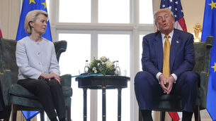 <p>EU pharmaceutical exports will receive a 15% tariff while 100% pharma tariffs will be applied to other countries. Picture: Jacquelyn Martin/AP</p>