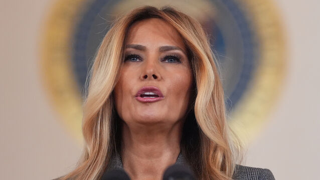 <p>US first lady Melania Trump baffled everyone last week with a weird White House speech announcing that she was not a victim of Jeffrey Epstein. 	Picture: Jacquelyn Martin/AP</p>