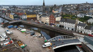 <p>The site of Cork's long-awaited event centre on South Main St. File picture: Larry Cummins</p>