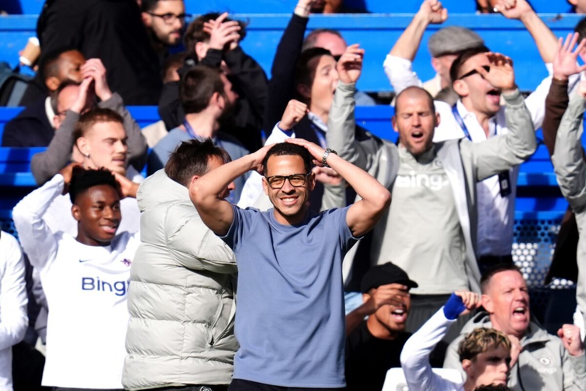 Chelsea manager Liam Rosenior reacts on the touchline to a disallowed goal. Pic: John Walton/PA Wire. Chelsea manager Liam Rosenior reacts on the touchline to a disallowed goal. Pic: John Walton/PA Wire.