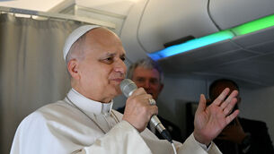 <p>The pope said he did not want to ‘get into a debate’ with the US president (Alberto Pizzoli/Pool Photo via AP)</p> <p>The pope said he did not want to ‘get into a debate’ with the US president (Alberto Pizzoli/Pool Photo via AP)</p>